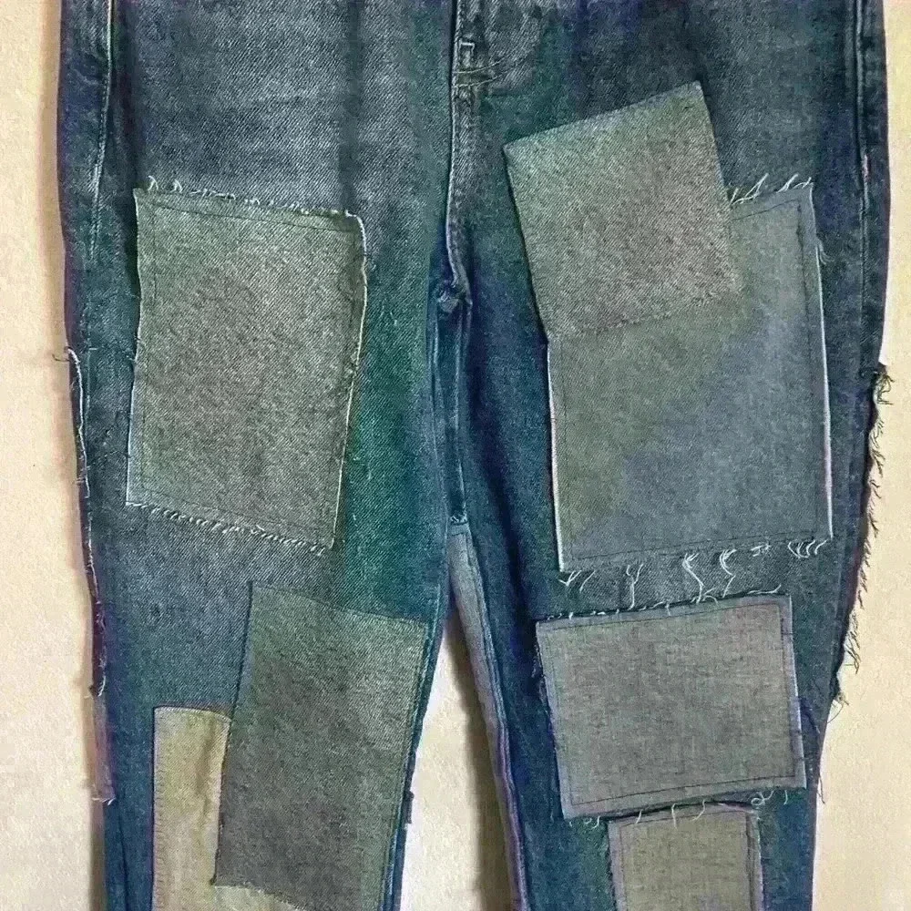 Free People We The Free Bare With Me Patchwork Boho Hippie Novelty Jeans 24 - Picture 14 of 16